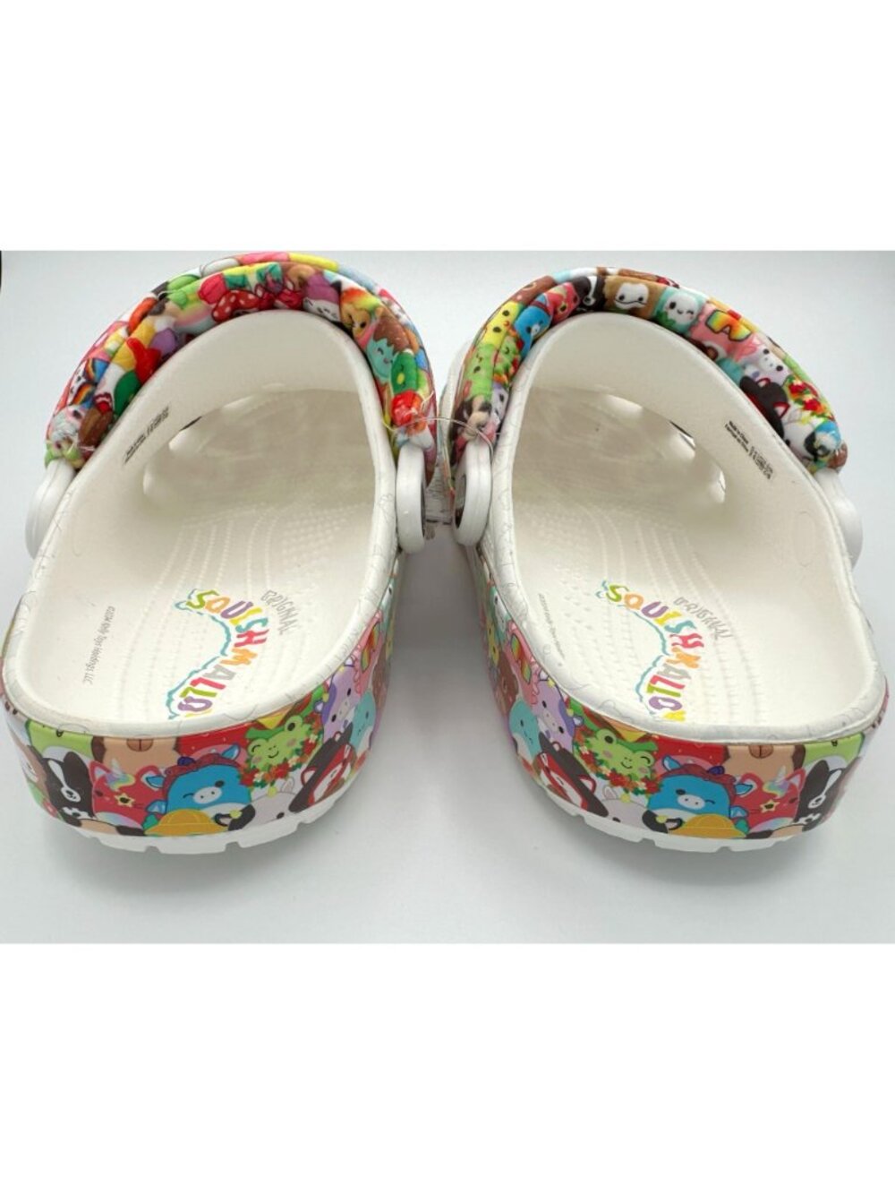 Crocs Squishmallows Clogs M8 W10 White Colorful Classic Cartoon Shoe Charms NEW - Picture 11 of 16